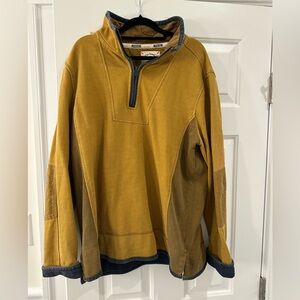 Fat Face Airlie Mustard Jacket with Navy Details